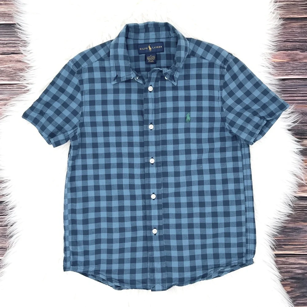 Ralph Lauren Gingham Button Down Shirt